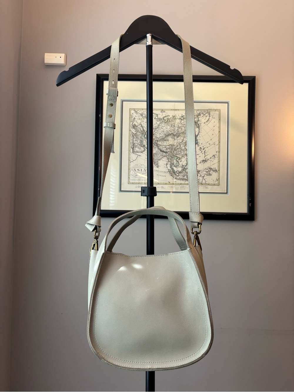 Madewell Minimalist Sage Leather Crossbody Bag - Women